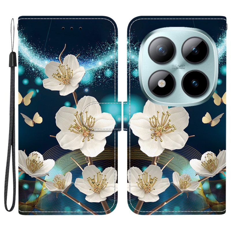 Lederhüllen Xiaomi Redmi Note 15 Pro Plus 5g Magnolien