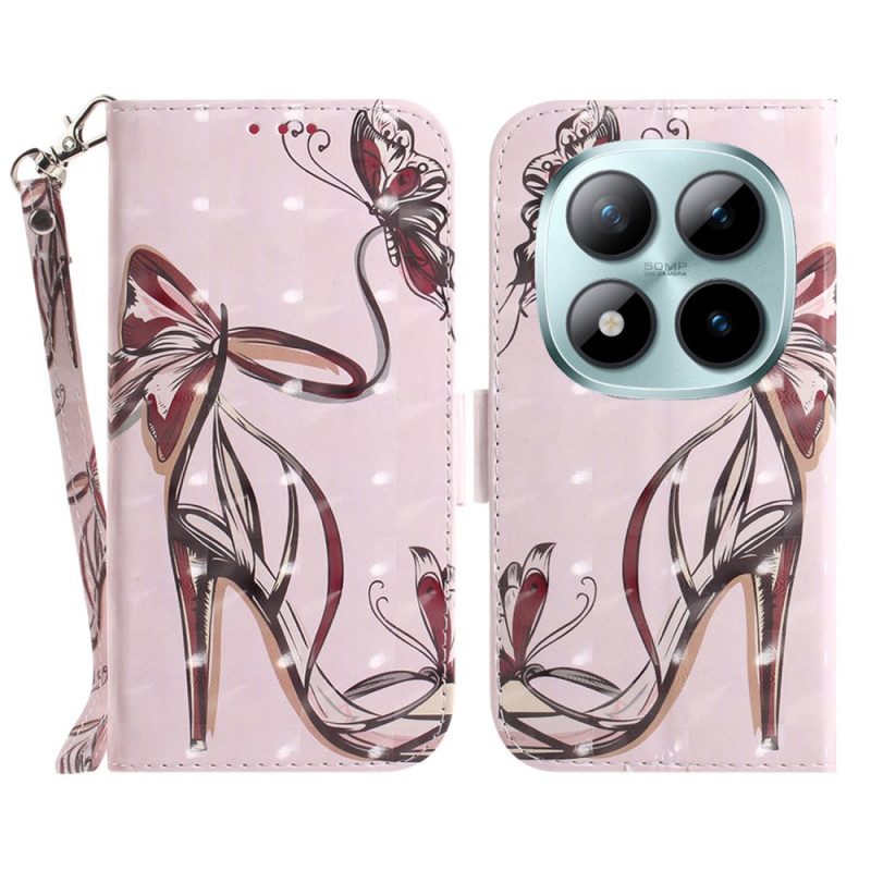 Lederhüllen Xiaomi Redmi Note 15 Pro Plus 5g Riemchenabsatz