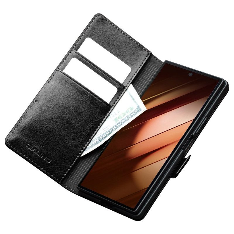 Case Samsung Galaxy Z Fold 7 Handyhülle Kartenhalter Aus Leder