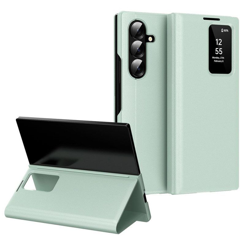 Case Samsung Galaxy Z Fold 7 Handyhülle Kartenhalter Und Sichtfenster