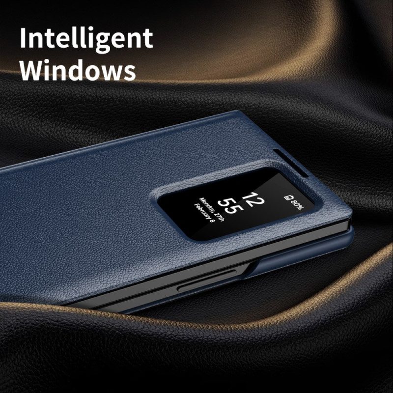 Case Samsung Galaxy Z Fold 7 Handyhülle Kartenhalter Und Sichtfenster