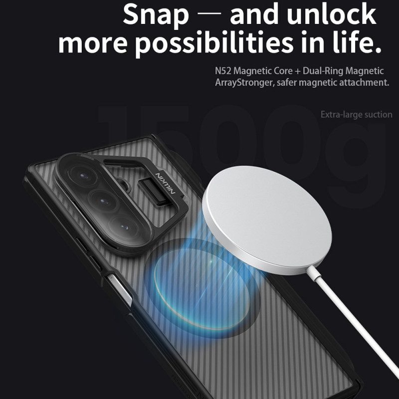 Hülle Für Samsung Galaxy Z Fold 7 Camshield Prop Magnetische Transparente Serie Nillkin