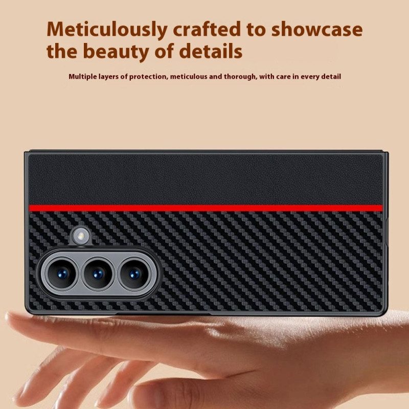 Hülle Für Samsung Galaxy Z Fold 7 Carbonfaser-version