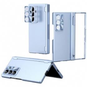 Hülle Für Samsung Galaxy Z Fold 7 Displayschutzfolie Aus Gehärtetem Glas Und Stifthalter