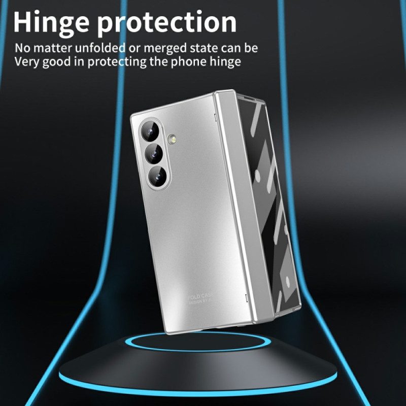 Hülle Für Samsung Galaxy Z Fold 7 Metallic-effekt Mit Displayschutzfolie