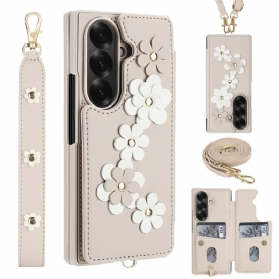 Hülle Samsung Galaxy Z Fold 7 3d-blumen-kartenhalter Und Ständer