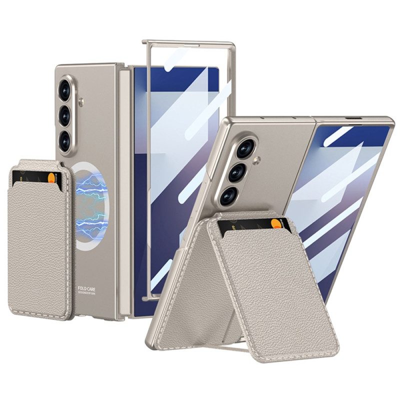Hülle Samsung Galaxy Z Fold 7 Abnehmbarer Kartenhalter Und Integrierter Ständer