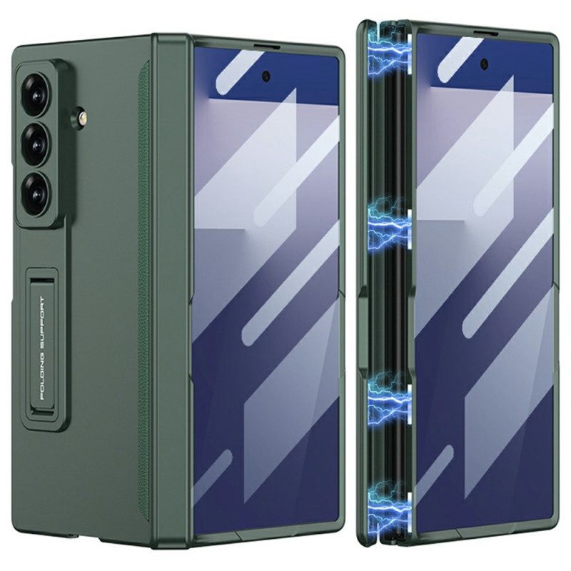Hülle Samsung Galaxy Z Fold 7 Handyhülle Displayschutzfolie Und Magnetischer Ständer