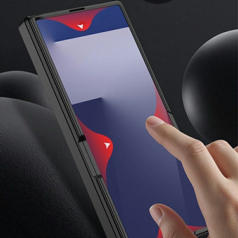 Hülle Samsung Galaxy Z Fold 7 Handyhülle Displayschutzfolie Und Magnetischer Ständer
