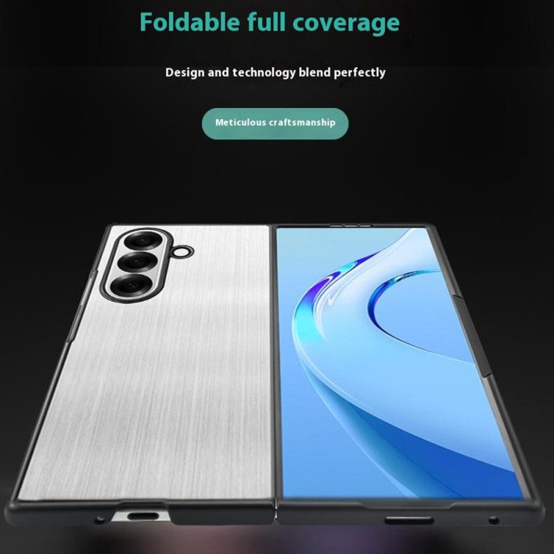 Hülle Samsung Galaxy Z Fold 7 Handyhülle Edelstahl
