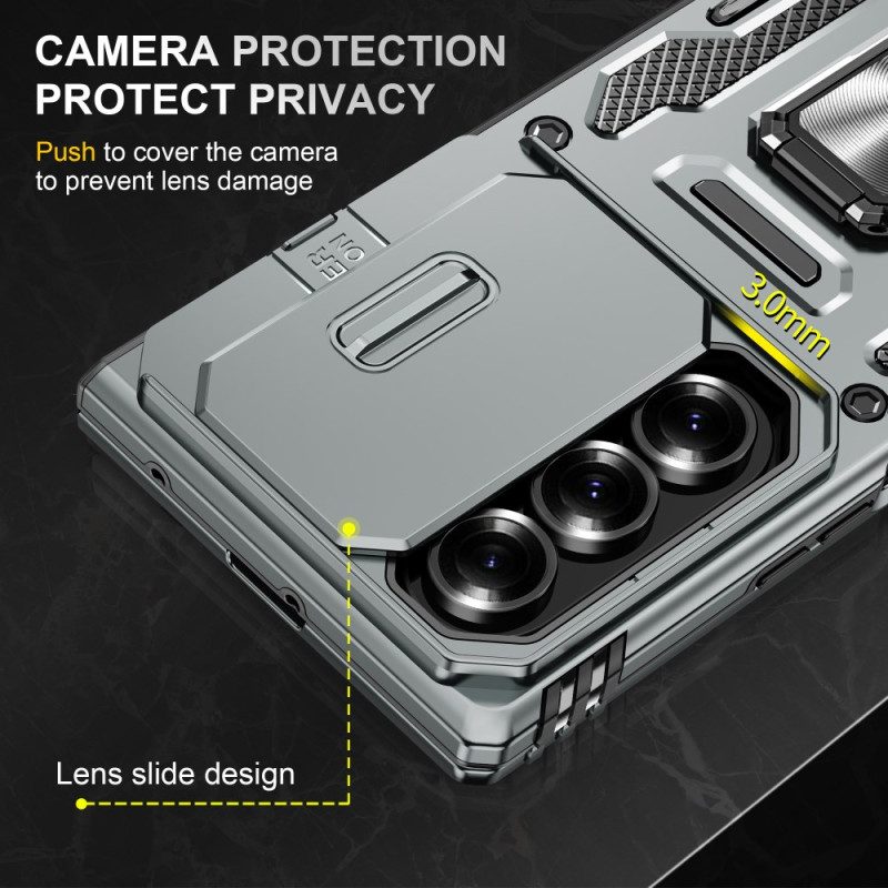 Hülle Samsung Galaxy Z Fold 7 Handyhülle Extrem Widerstandsfähige Objektivhalterung Und -schutz