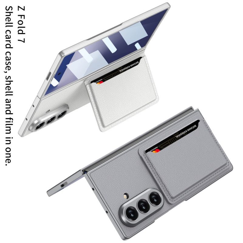 Hülle Samsung Galaxy Z Fold 7 Handyhülle Gkk Kartenhalter Und Ständer