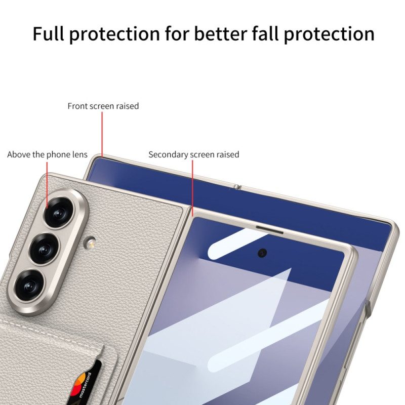 Hülle Samsung Galaxy Z Fold 7 Handyhülle Gkk Kartenhalter Und Ständer