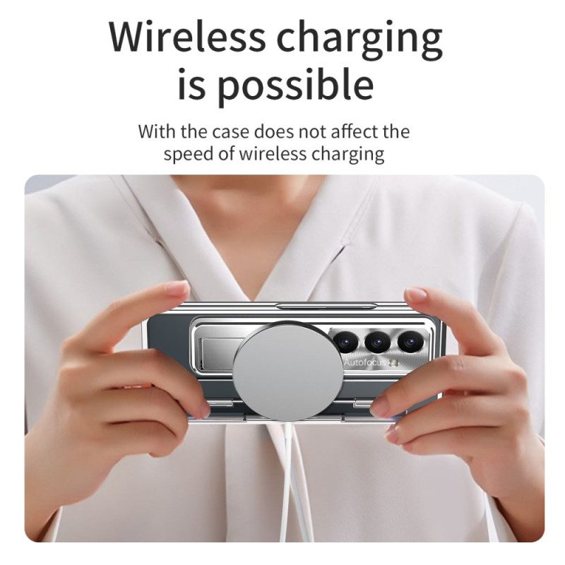 Hülle Samsung Galaxy Z Fold 7 Handyhülle Magsafe-kompatibel Mit Ständer Und Displayschutzfolie