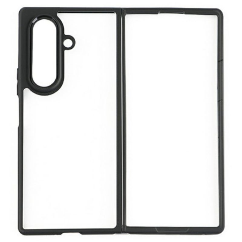 Hülle Samsung Galaxy Z Fold 7 Handyhülle Stoßfest Transparente Rückseite