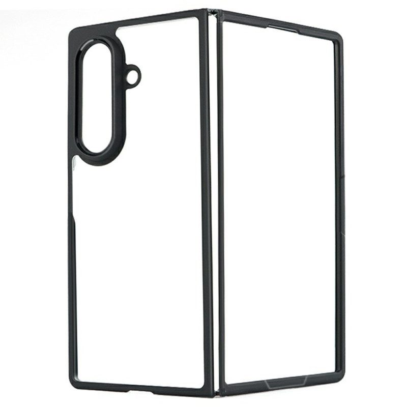 Hülle Samsung Galaxy Z Fold 7 Handyhülle Stoßfest Transparente Rückseite