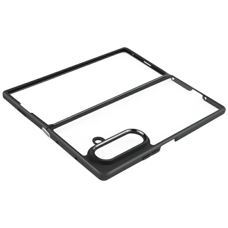 Hülle Samsung Galaxy Z Fold 7 Handyhülle Stoßfest Transparente Rückseite