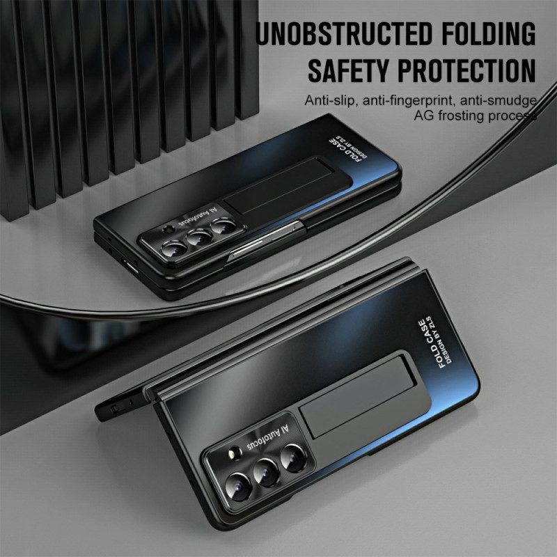 Hülle Samsung Galaxy Z Fold 7 Mattes Design Mit Ständer Und Displayschutzfolie