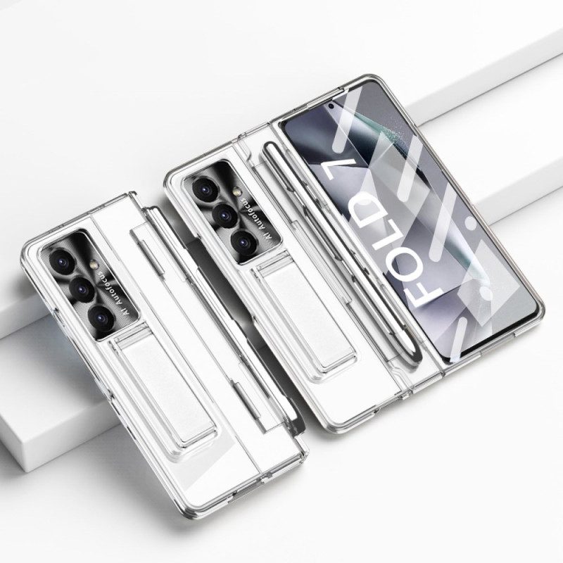 Hülle Samsung Galaxy Z Fold 7 Ständer Und Displayschutzfolie