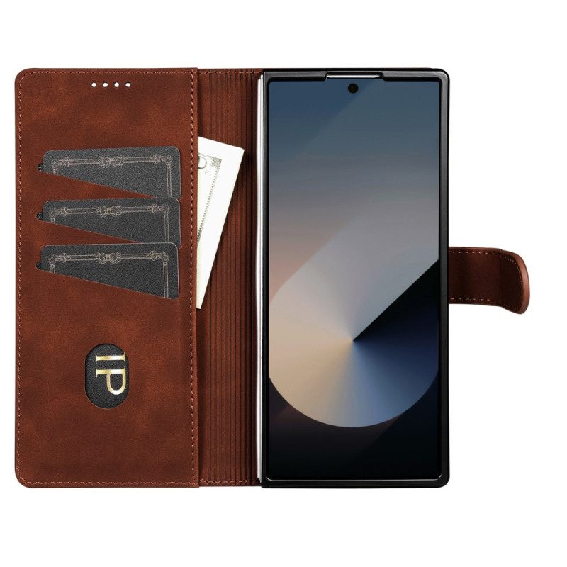 Lederhüllen Für Samsung Galaxy Z Fold 7 Azns Wildleder-effekt