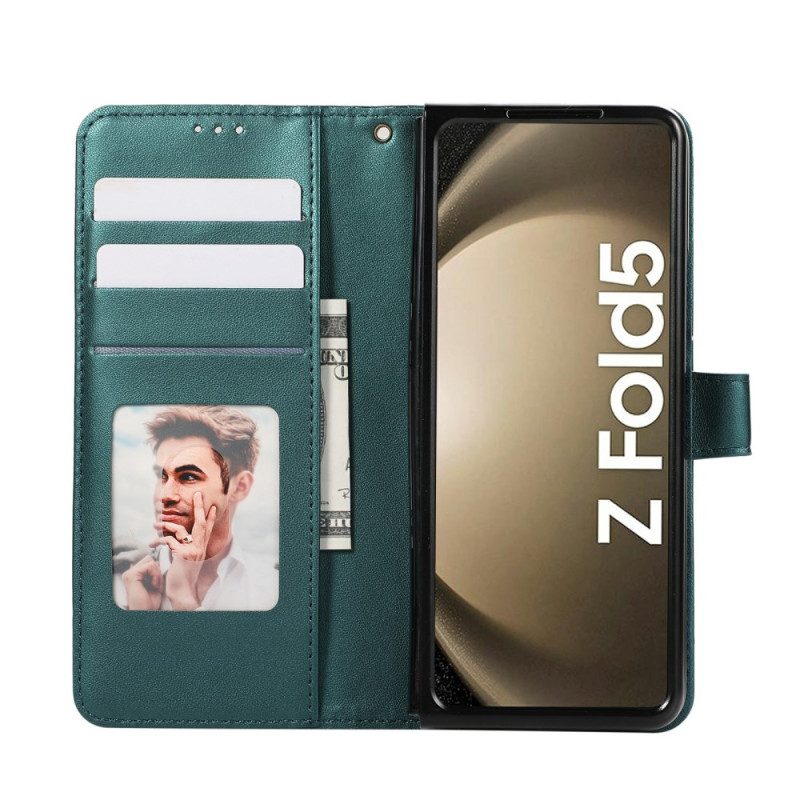 Lederhüllen Für Samsung Galaxy Z Fold 7 Diamant-design