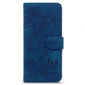 Lederhüllen Für Samsung Galaxy Z Fold 7 Katzenmotiv