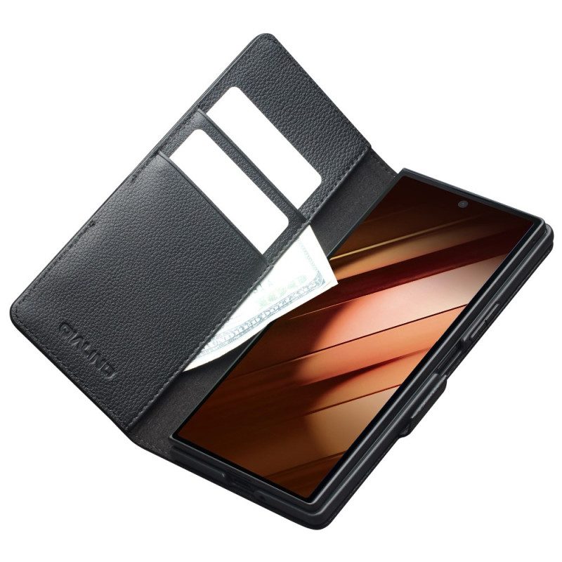 Lederhüllen Für Samsung Galaxy Z Fold 7 Qialino Kartenhalter