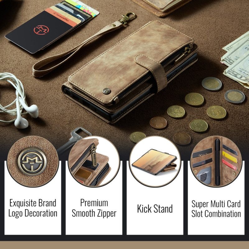 Lederhüllen Samsung Galaxy Z Fold 7 Handyhülle Caseme