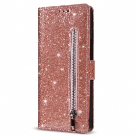 Lederhüllen Samsung Galaxy Z Fold 7 Handyhülle Glitzer
