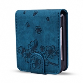 Case Für Samsung Galaxy Z Flip 7 Fe Kartenhalter Mit Katzenmotiv