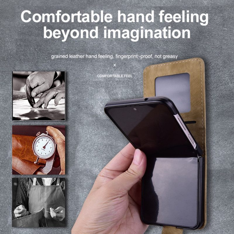 Case Für Samsung Galaxy Z Flip 7 Fe Kartenhalter Mit Katzenmotiv