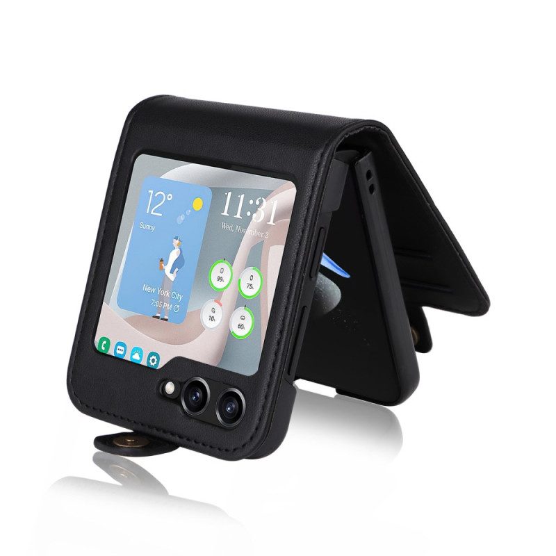 Case Samsung Galaxy Z Flip 7 Fe Kartenhalter Und Verschluss