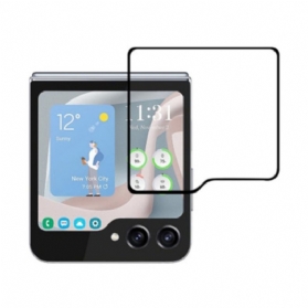 Displayschutzfolie Aus Gehärtetem Glas Für Samsung Galaxy Z Flip 7 Fe / Z Flip 6. Mit Schwarzem Rand