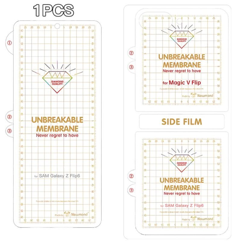 Displayschutzfolien Für Vorder- Und Rückseite Für Samsung Galaxy Z Flip 7 Fe / Z Flip 6