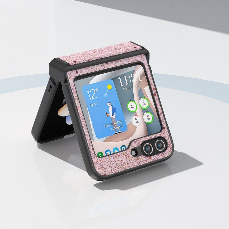 Hülle Für Samsung Galaxy Z Flip 7 Fe Abeel Schimmernd Oberfläche