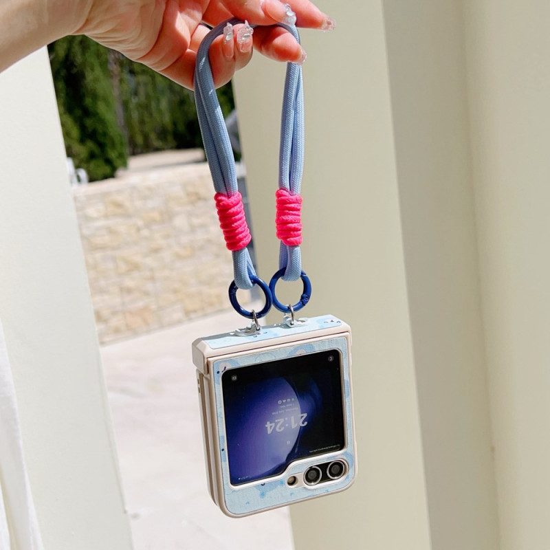 Hülle Für Samsung Galaxy Z Flip 7 Fe Bärenmotiv Und Handschlaufe