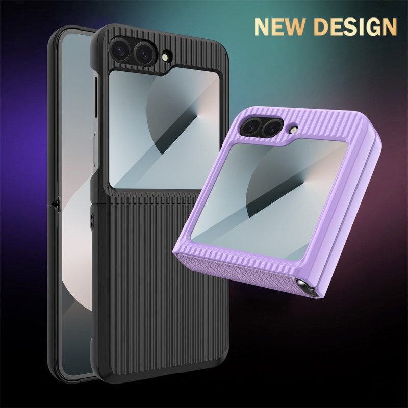 Hülle Für Samsung Galaxy Z Flip 7 Fe Gestreiftes Design
