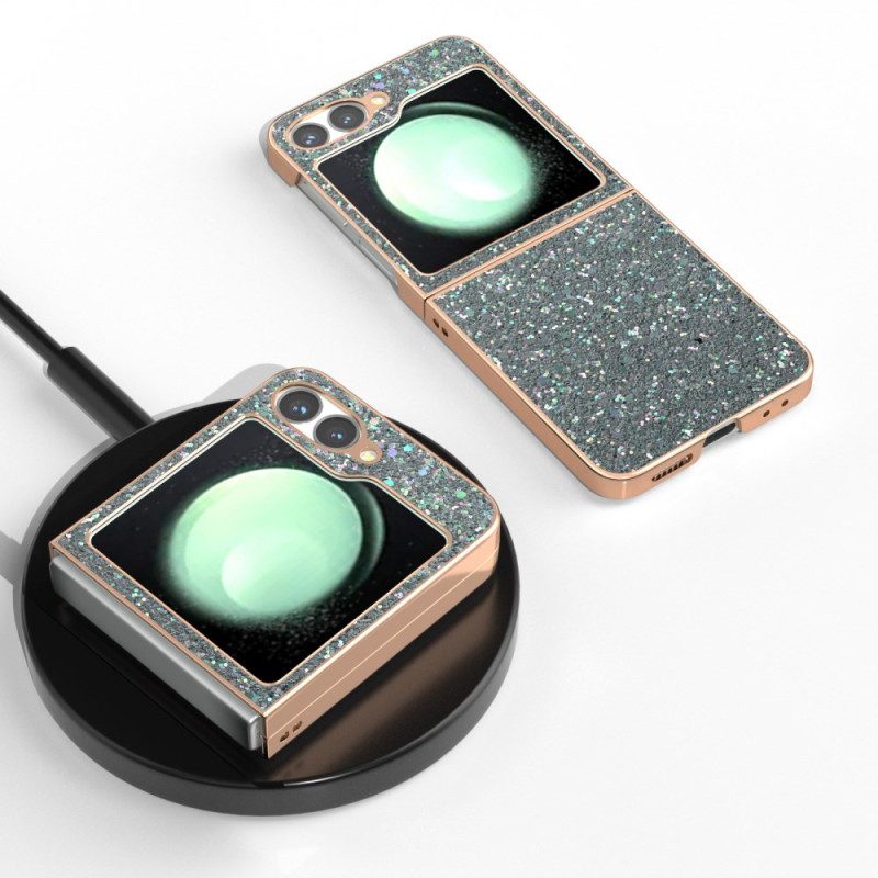 Hülle Für Samsung Galaxy Z Flip 7 Fe Glitzerdesign