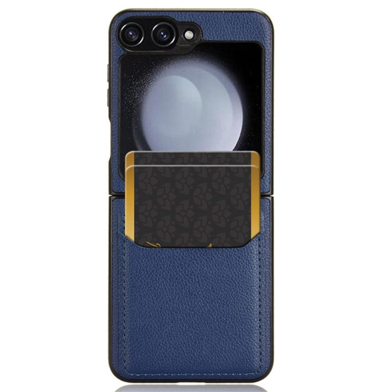 Hülle Für Samsung Galaxy Z Flip 7 Fe Kartenetui Mit Litschi-textur