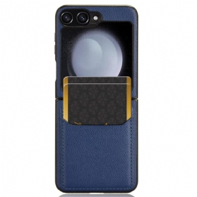 Hülle Für Samsung Galaxy Z Flip 7 Fe Kartenetui Mit Litschi-textur