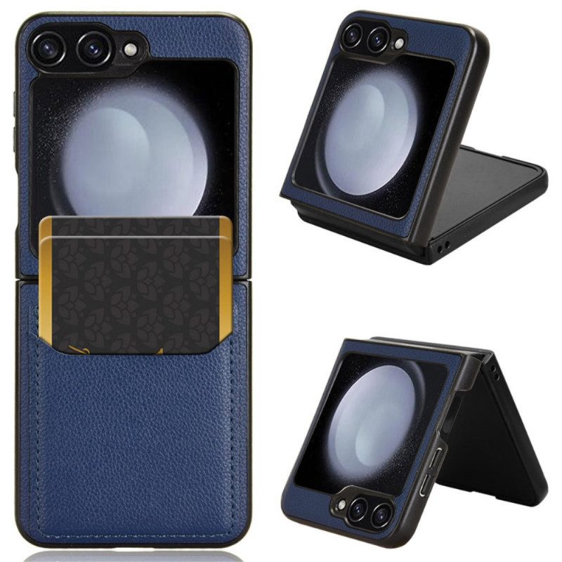 Hülle Für Samsung Galaxy Z Flip 7 Fe Kartenetui Mit Litschi-textur