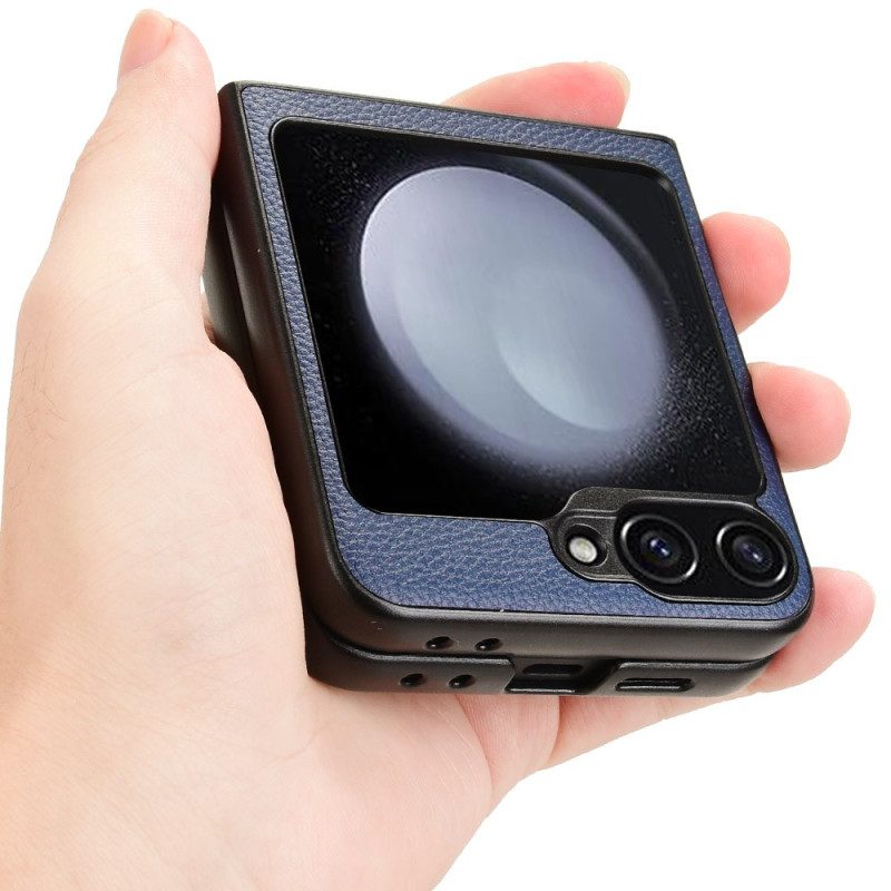 Hülle Für Samsung Galaxy Z Flip 7 Fe Kartenetui Mit Litschi-textur