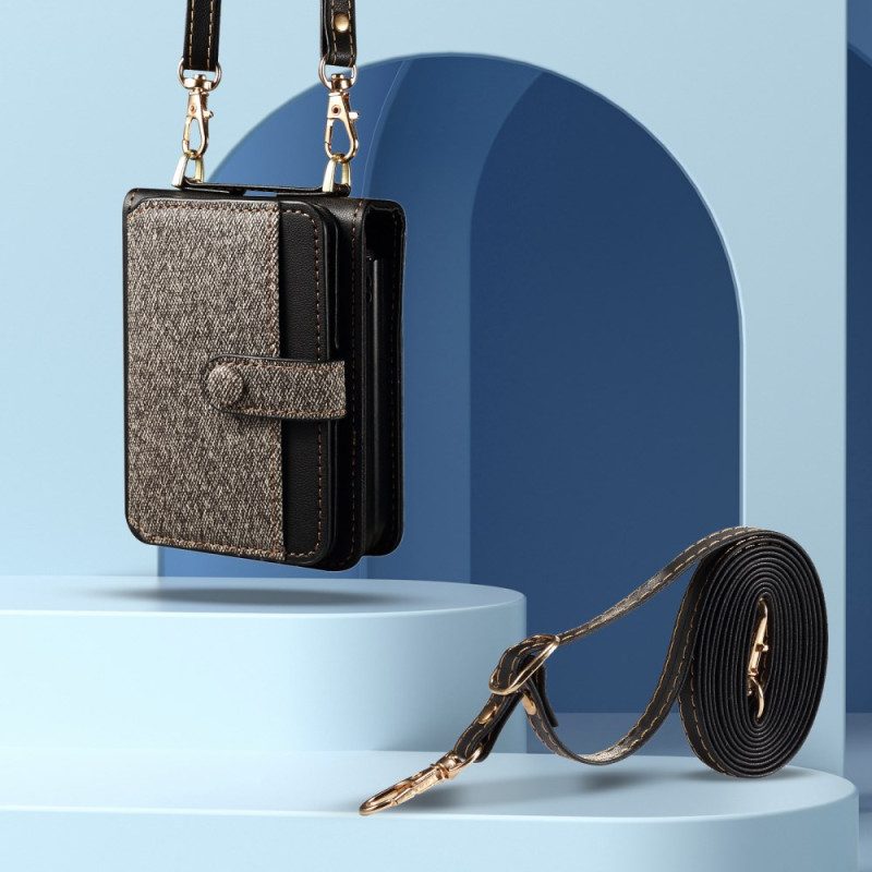 Hülle Für Samsung Galaxy Z Flip 7 Fe Kartenhalter Mit Lanyard
