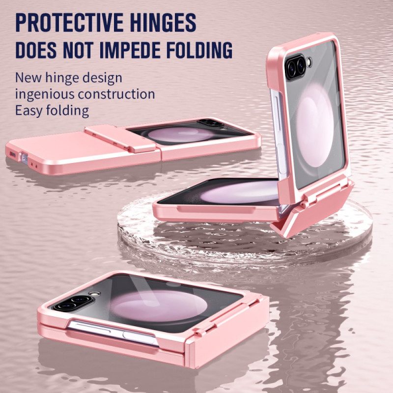 Hülle Für Samsung Galaxy Z Flip 7 Fe Klassische Displayschutzfolie Aus Gehärtetem Glas