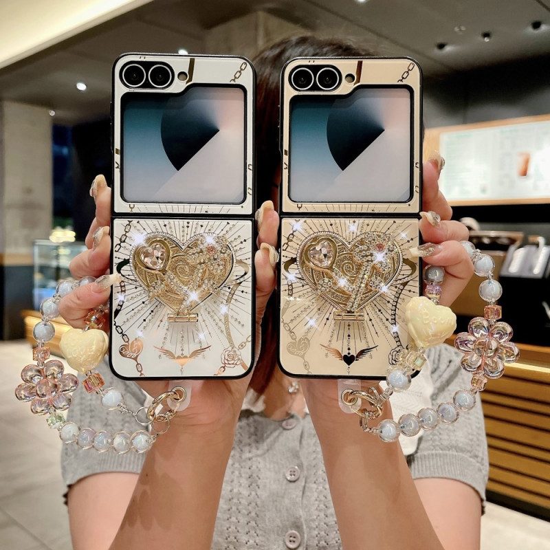 Hülle Für Samsung Galaxy Z Flip 7 Fe Kristalle