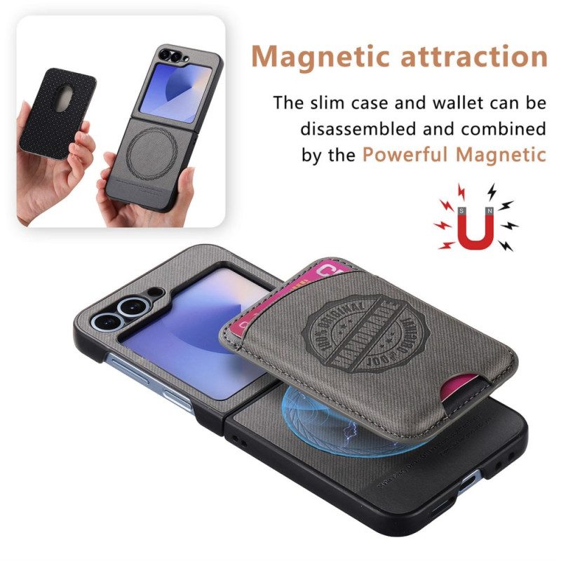 Hülle Für Samsung Galaxy Z Flip 7 Fe Magsafe-kompatibler Abnehmbarer Kartenhalter