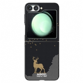 Hülle Für Samsung Galaxy Z Flip 7 Fe Magsafe-kompatibles Motiv „hirsch“