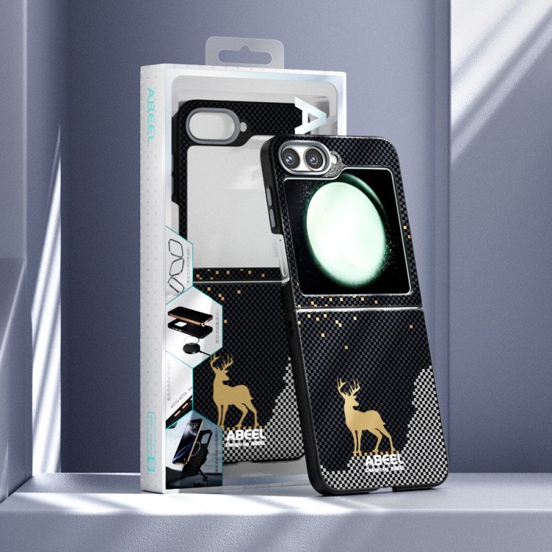 Hülle Für Samsung Galaxy Z Flip 7 Fe Magsafe-kompatibles Motiv „hirsch“