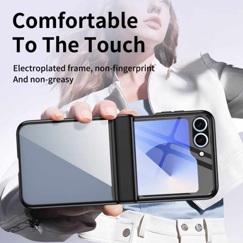 Hülle Für Samsung Galaxy Z Flip 7 Fe Metalleffekt