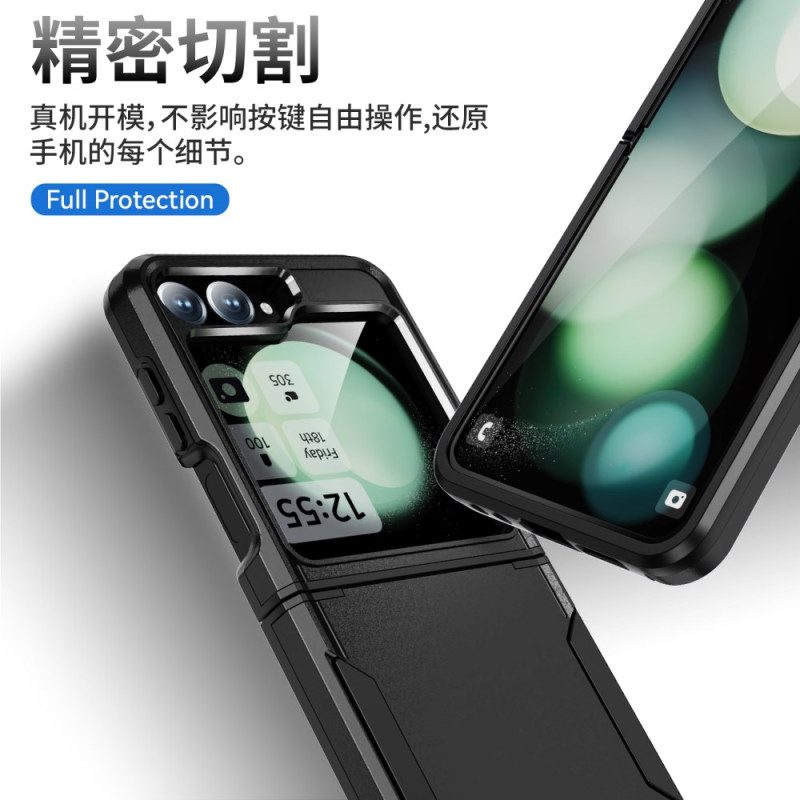 Hülle Für Samsung Galaxy Z Flip 7 Fe Robuste Metalloptik